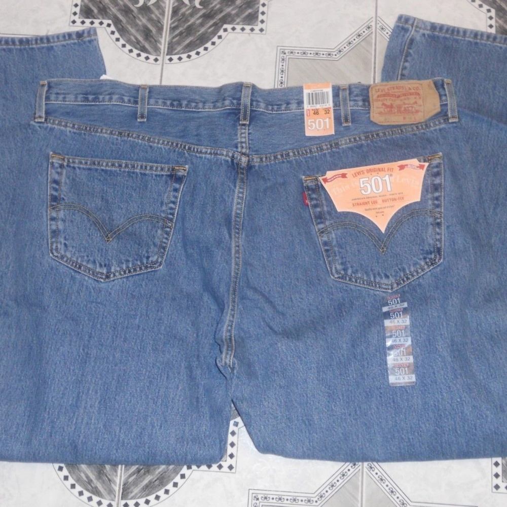 Levis Big & Tall 501 Jeans for Men NEW